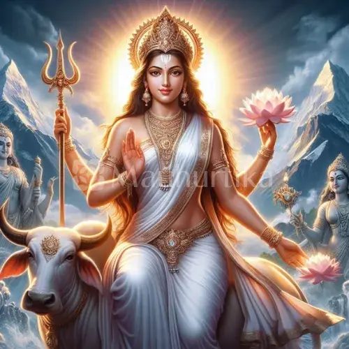 Maa Shailputri Puja for Strength and Prosperity